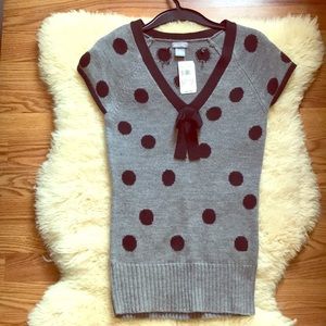 Delia’s Polka Dot Vest